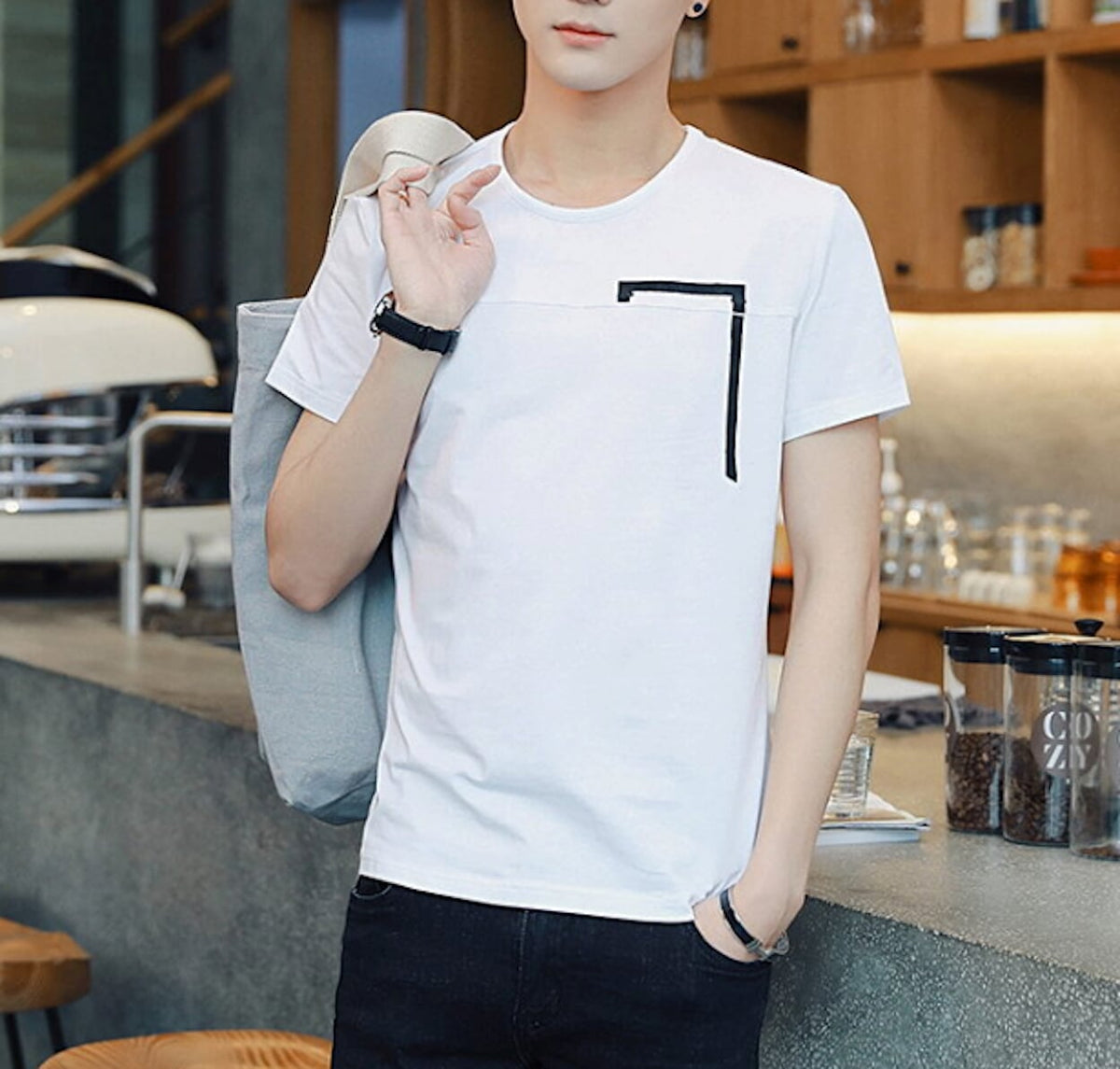Mens Hidden Rectangular T-Shirt