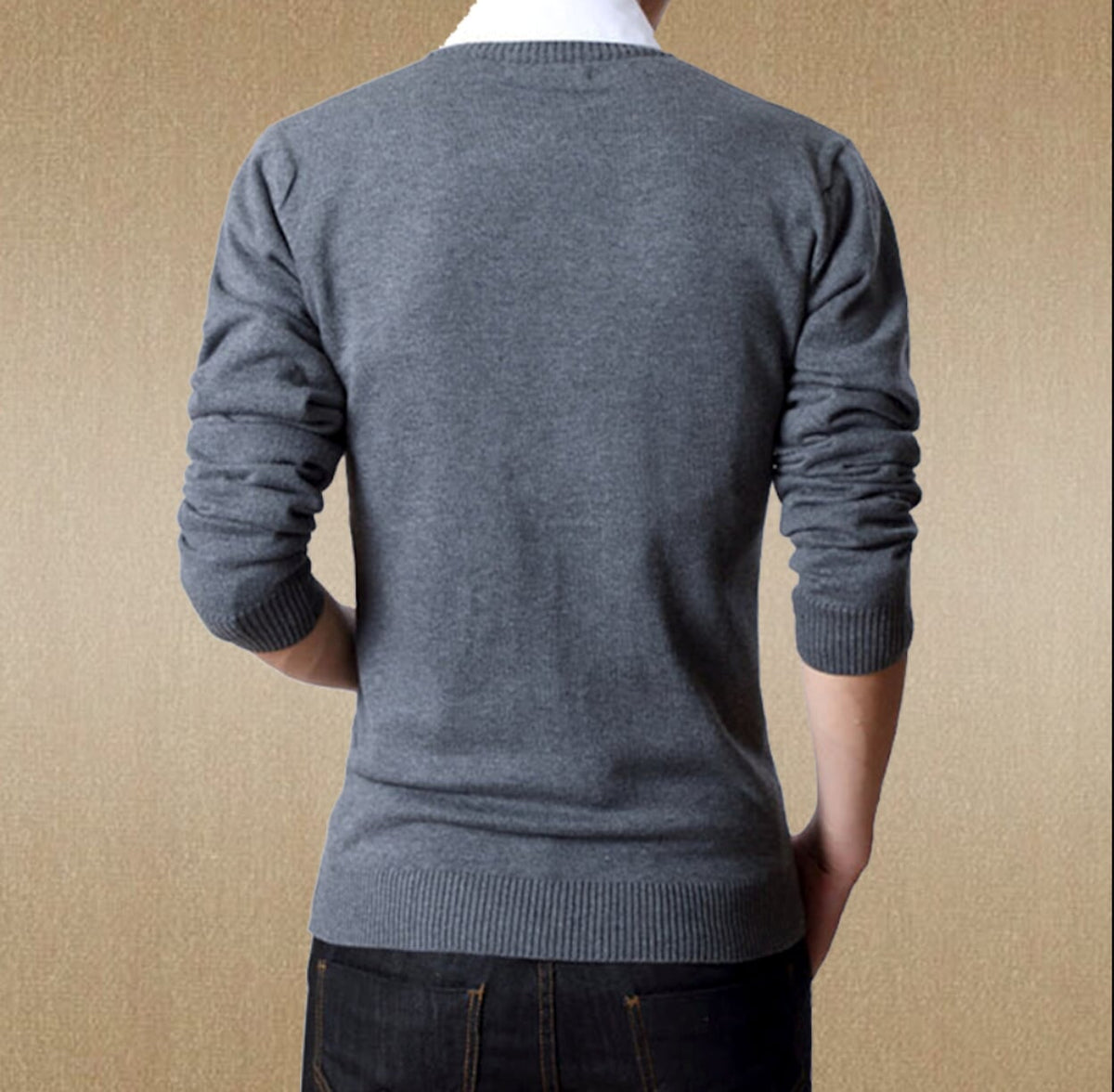 Mens Button Up Cardigan