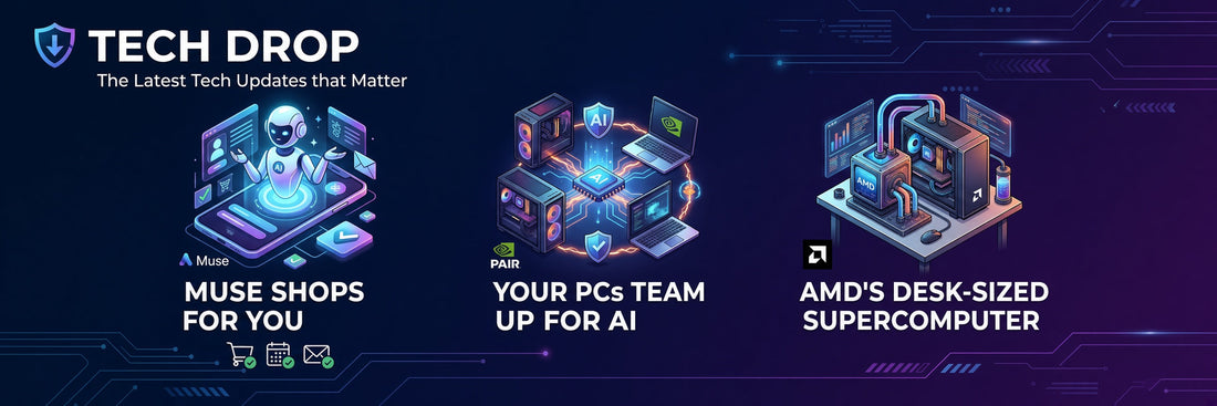 Muse Shops for You, Your PCs Team Up for AI, and AMD’s Desk-Sized Supercomputer
