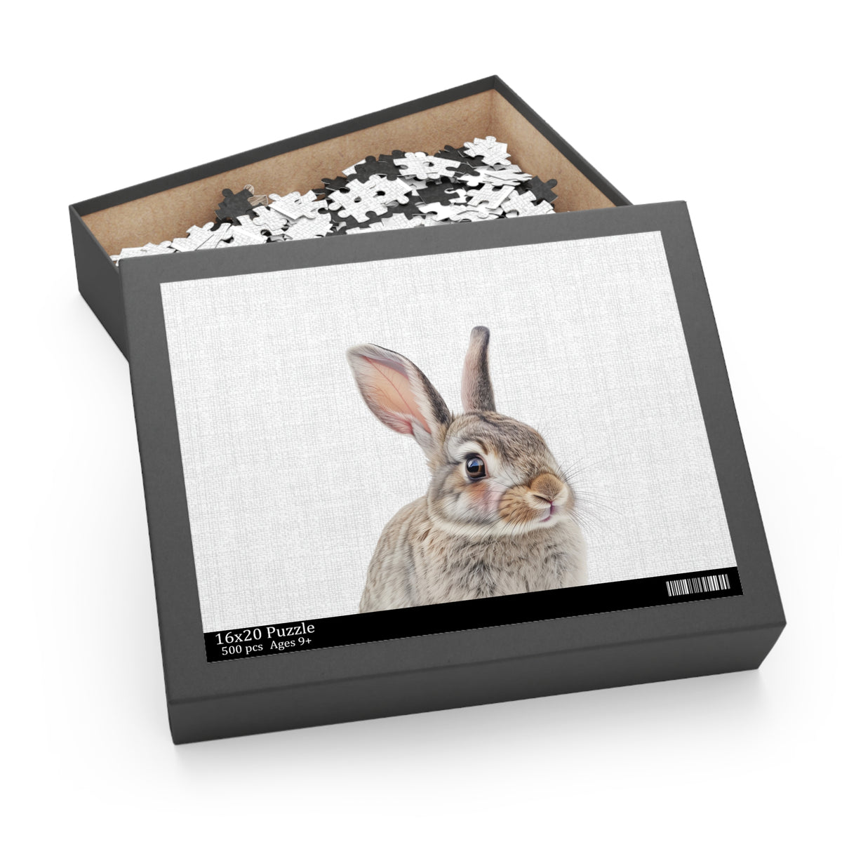 Shop Puzzle Rabbit Blushing Rabbit Jigsaw Puzzle 500-Piece – Onetify