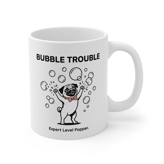 The Bubble Pop Master Dog Mug