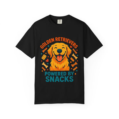 Golden Retrievers Powered by Snacks T-Shirt