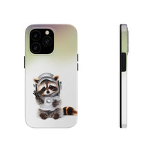 Load image into Gallery viewer, Space Raccoon Touch Case for iPhone with Wireless Charging
