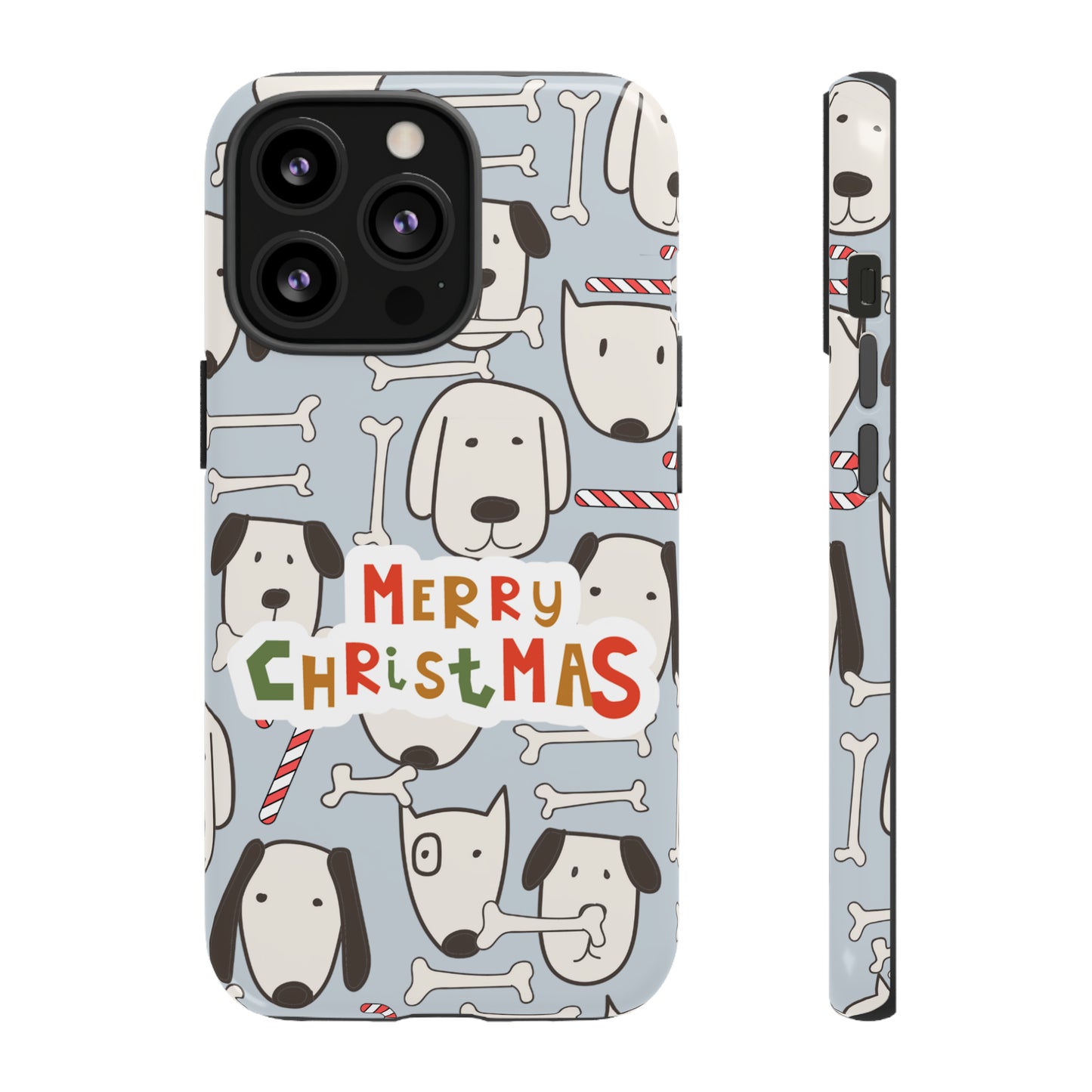 Merry Christmas Dog Pattern Tough Cases
