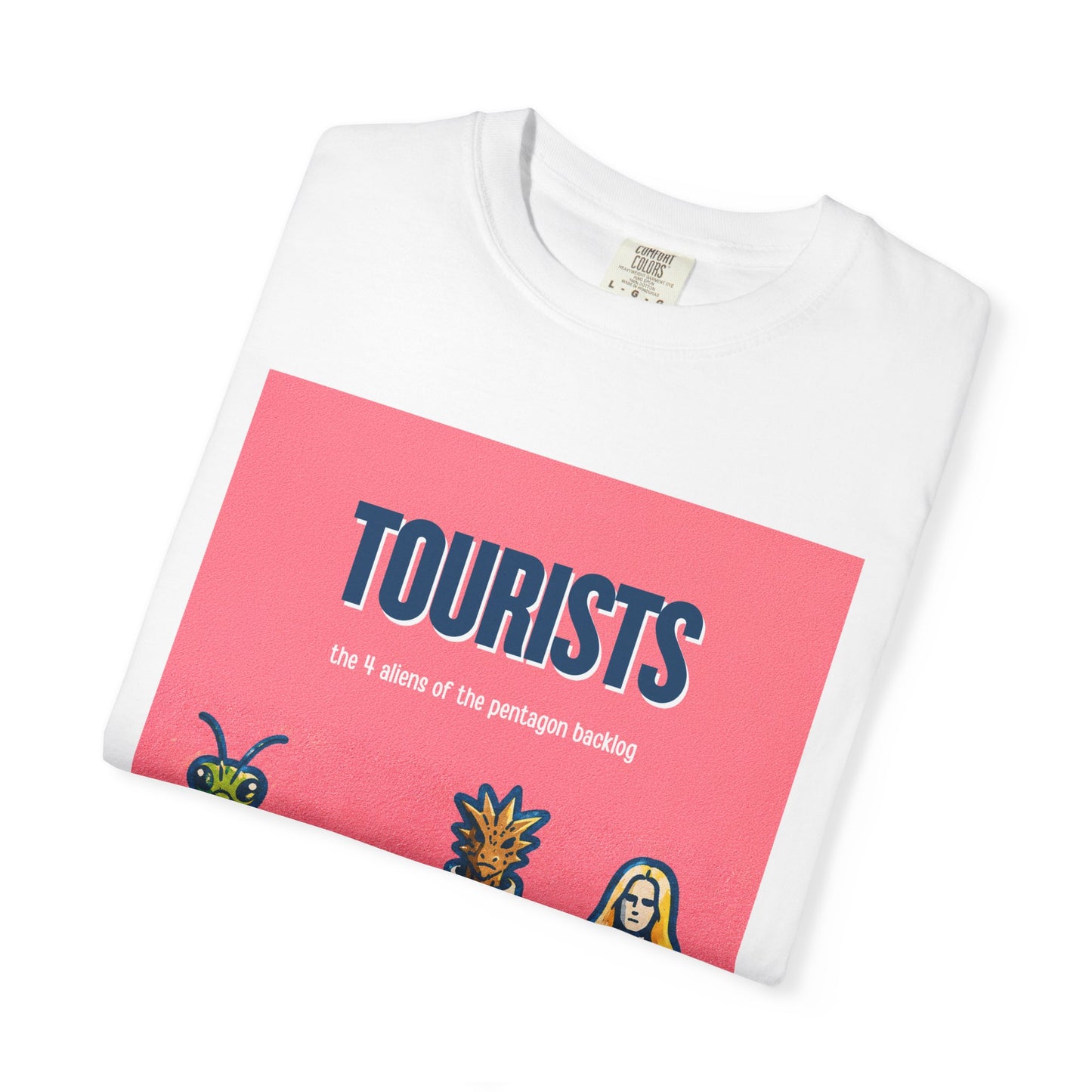 Tourists Alien T-Shirt — Retro Space Visitor Graphic Tee