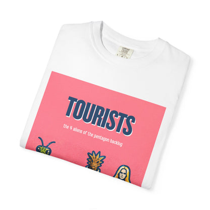 Tourists Alien T-Shirt — Retro Space Visitor Graphic Tee
