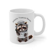 Load image into Gallery viewer, Cute Raccoon Galactic Treasure Bandit Mug

