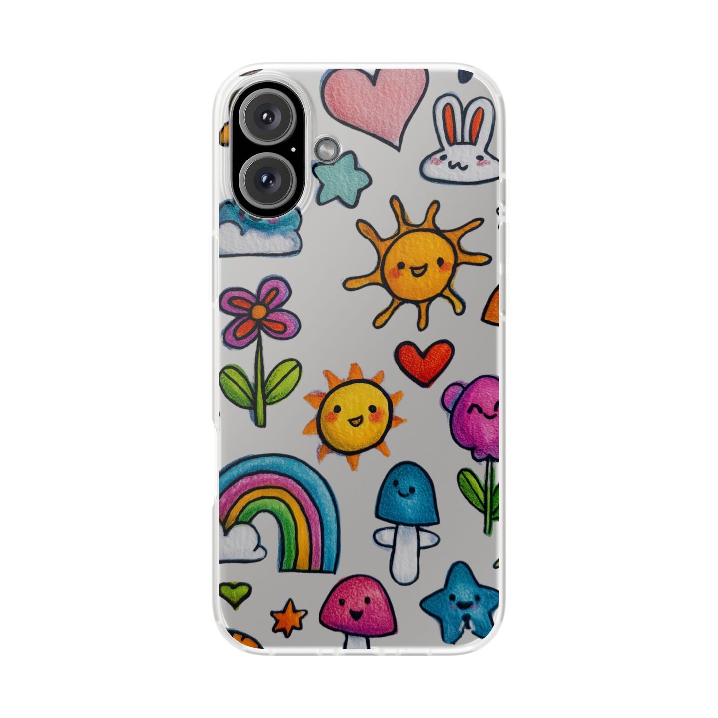 Colorful Cartoon Flexi Cases – Fun and Playful iPhone Case