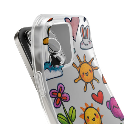 Colorful Cartoon Flexi Cases – Fun and Playful iPhone Case