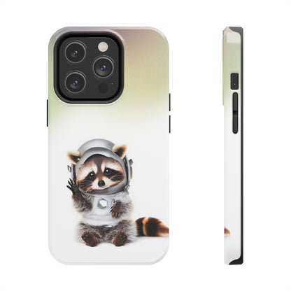 Space Raccoon Touch Case for iPhone with Wireless Charging
