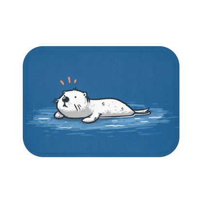Otter in the Wild Bath Mat