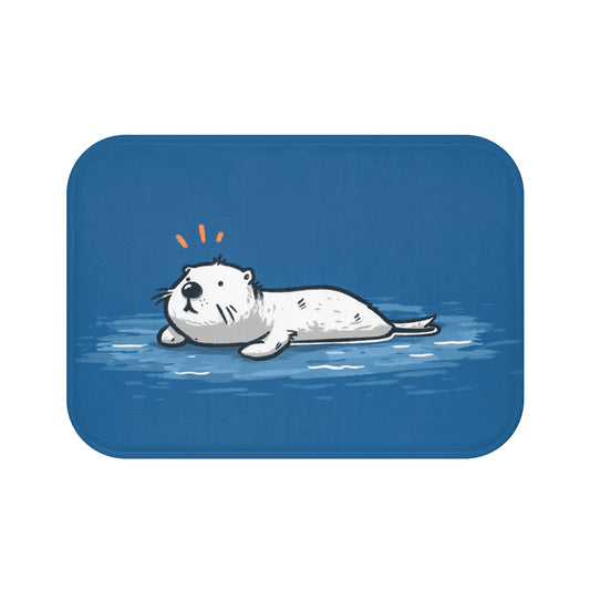 Otter in the Wild Bath Mat