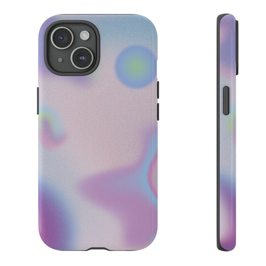 Gradient Floating Orbs Tough iPhone Case