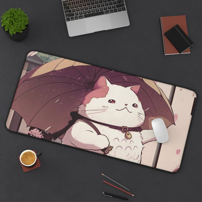 Anime Cat Large Computer Mouse Pad