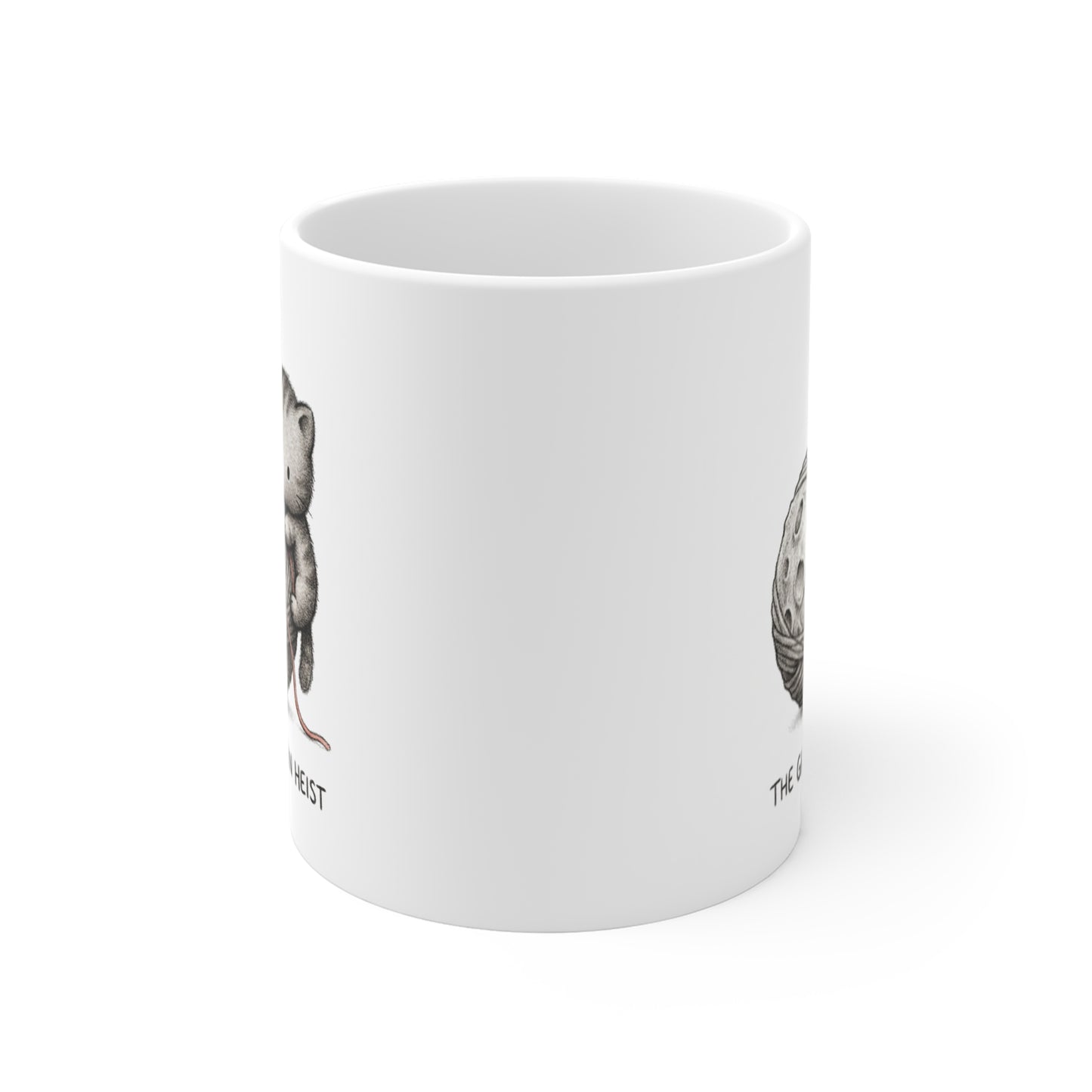 The Stippled Kitten & The Yarn Moon Mug