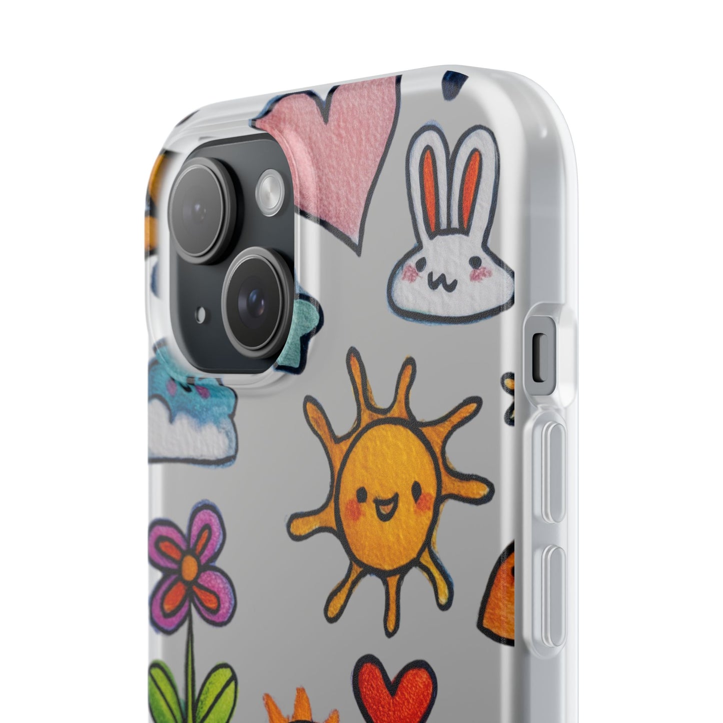 Colorful Cartoon Flexi Cases – Fun and Playful iPhone Case