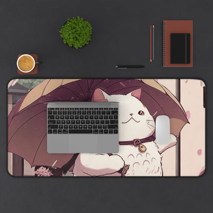 Anime Cat Large Computer Mouse Pad