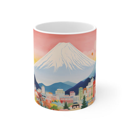 Mount Fuji Skyline Mug