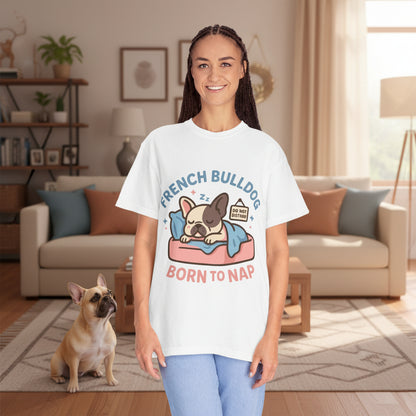 French Bulldog “Born to Nap” T-Shirt