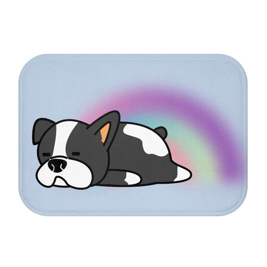 Adorable Sleeping Puppy Bath Mat