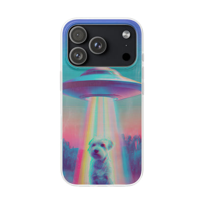 Scruffy Dog and UFO Flexi Cases – Fun and Playful iPhone Case