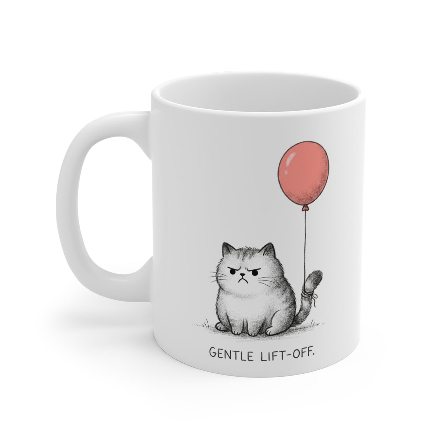 The Grumpy Cat & The Floating Balloon Mug