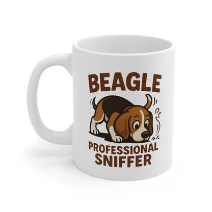 Beagle Professional Sniffer Mug 11oz