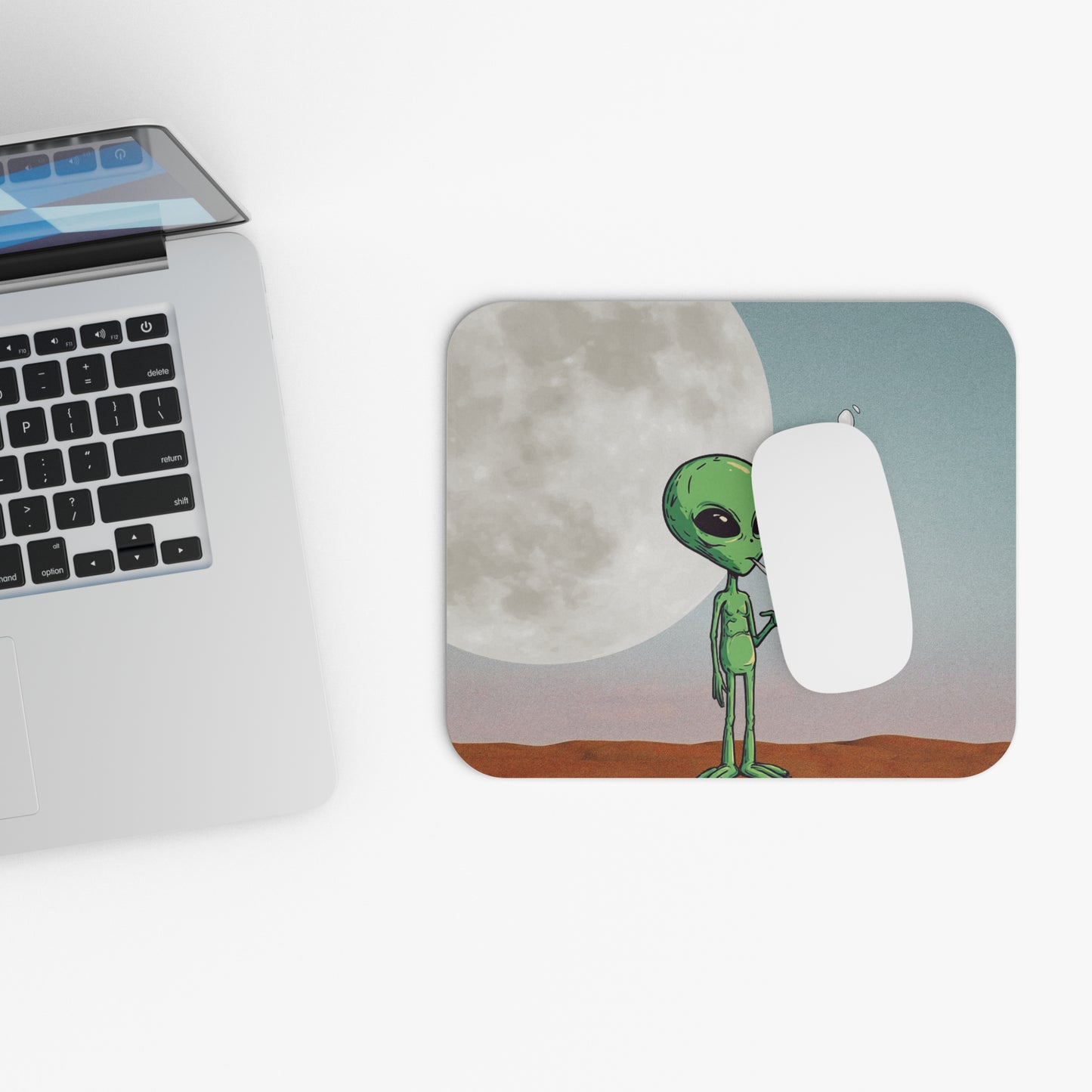Alien Moon Mouse Pad