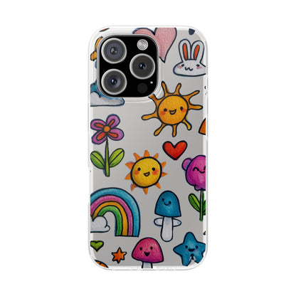 Colorful Cartoon Flexi Cases – Fun and Playful iPhone Case
