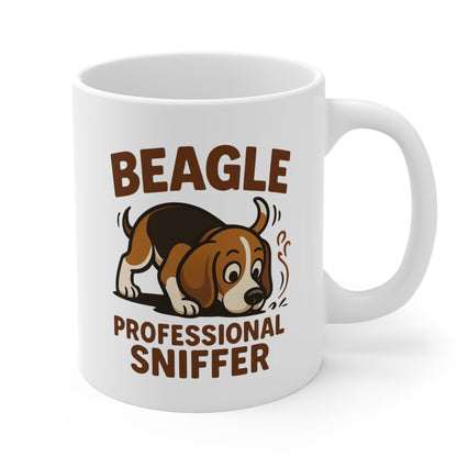 Beagle Professional Sniffer Mug 11oz