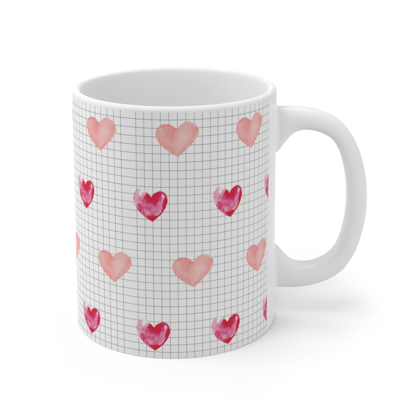 Floating Hearts Logo Mug