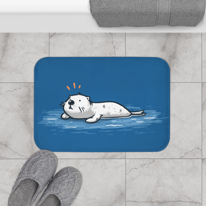 Otter in the Wild Bath Mat