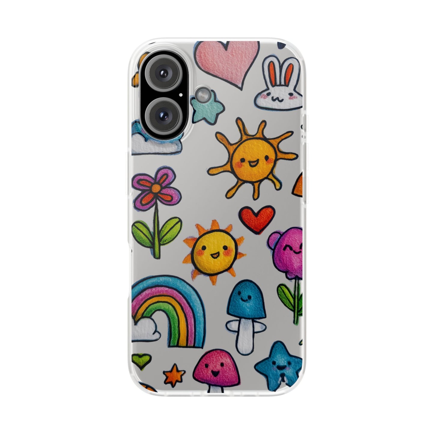 Colorful Cartoon Flexi Cases – Fun and Playful iPhone Case