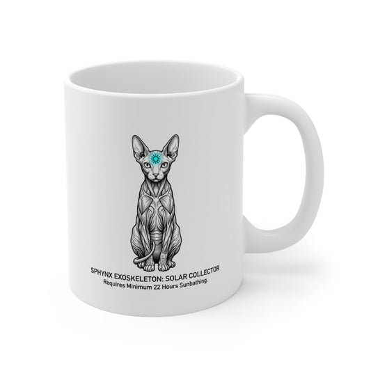 Sphynx Feline Exoskeleton Manual Mug
