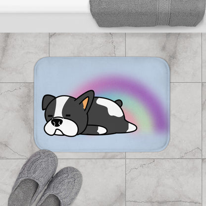 Adorable Sleeping Puppy Bath Mat