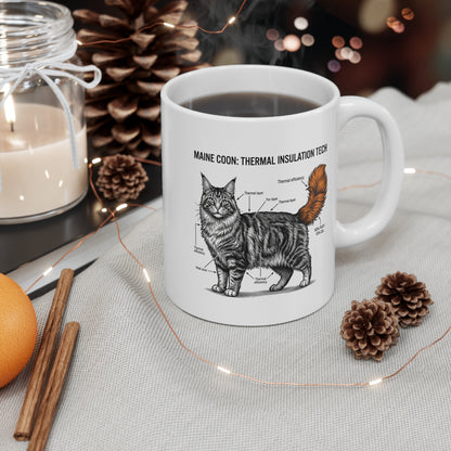 The Maine Coon Thermal Insulation Guide Mug