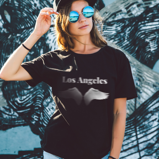 Los Angeles Angel Wings Logo T-Shirt