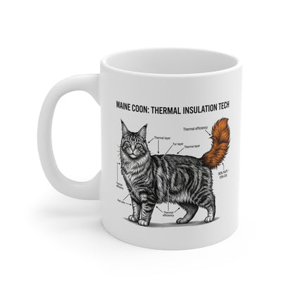The Maine Coon Thermal Insulation Guide Mug
