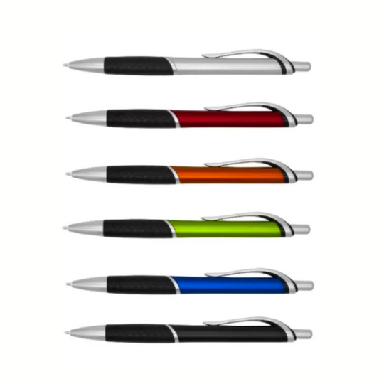 Metallic Textured Grip Pens - 500 Units