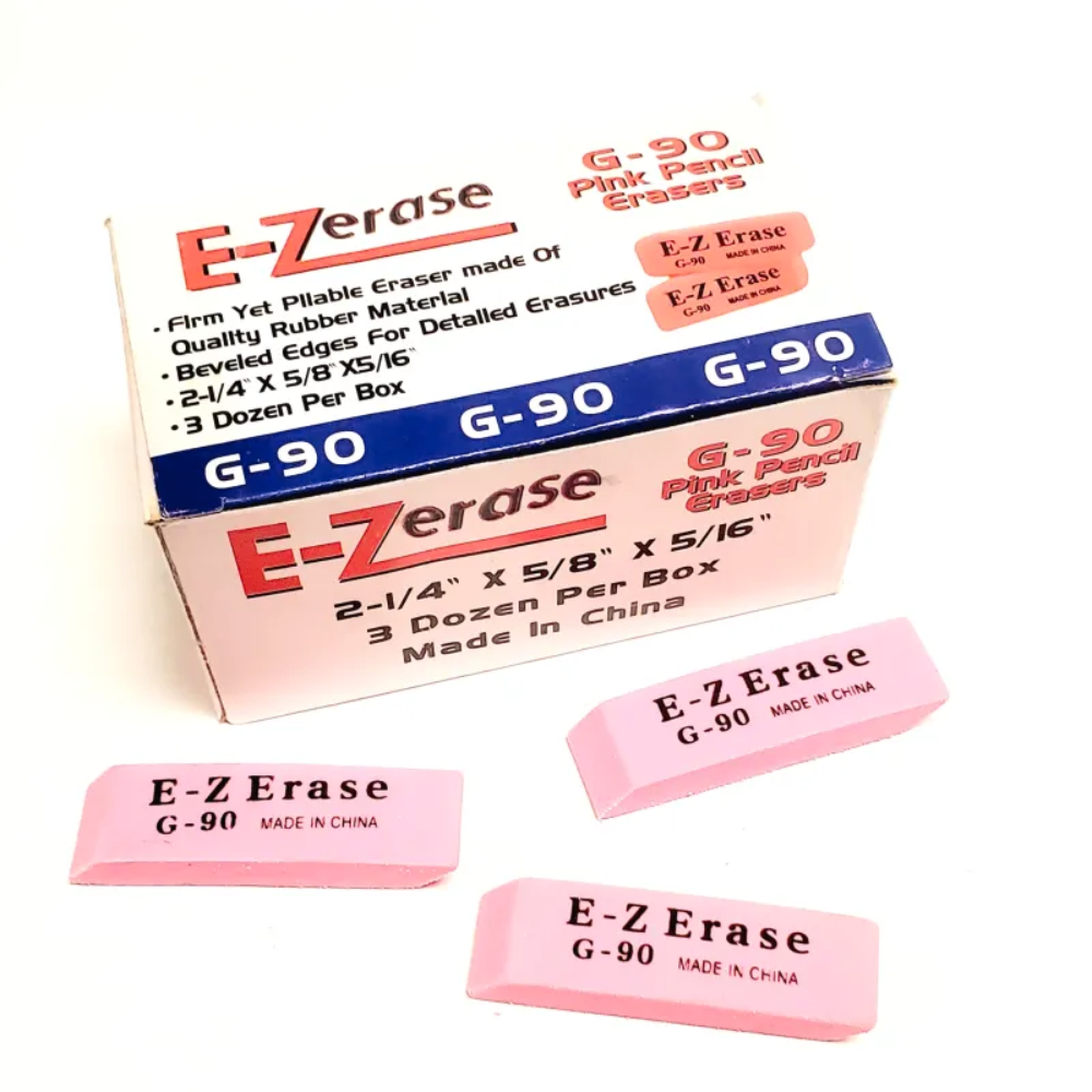 Pink Erasers for Art, School, and Office - 504 Units