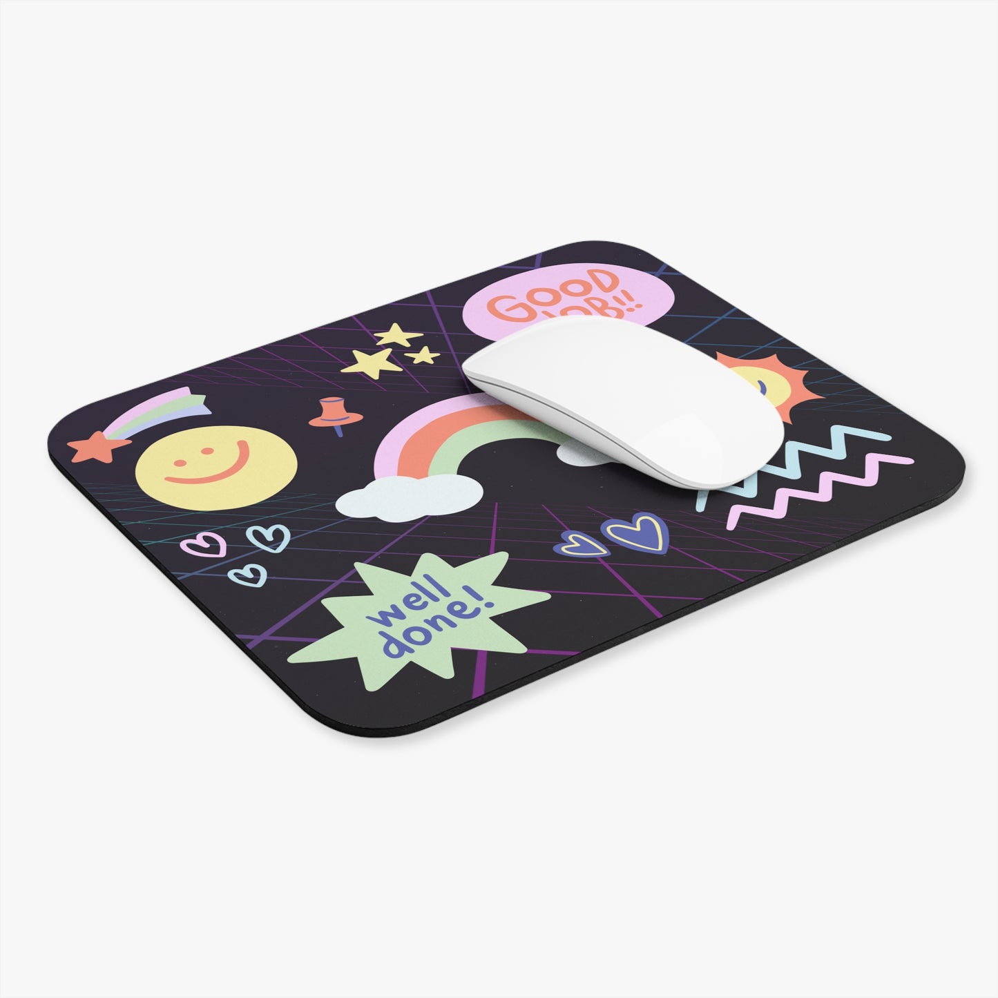 Encouragement Stickers Mouse Pad