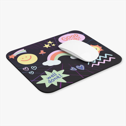 Encouragement Stickers Mouse Pad