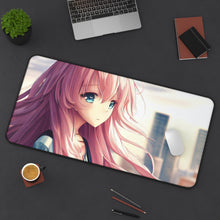Load image into Gallery viewer, Pink Hair Anime Girl Large Computer Mouse Pad
