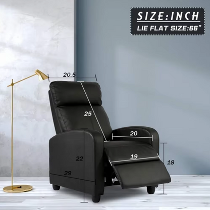 Reclining Massage Sofa Chair with Foot Rest