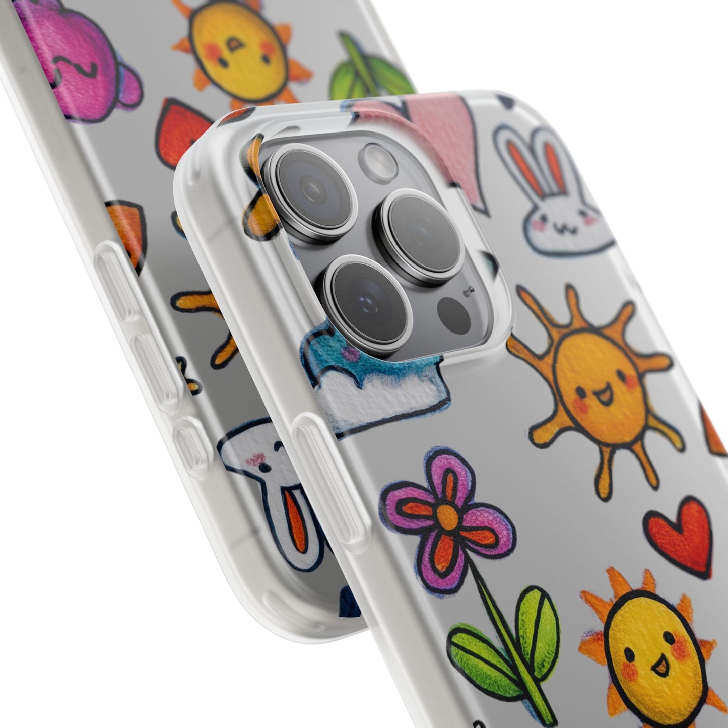 Colorful Cartoon Flexi Cases – Fun and Playful iPhone Case