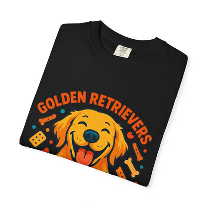 Golden Retrievers Powered by Snacks T-Shirt