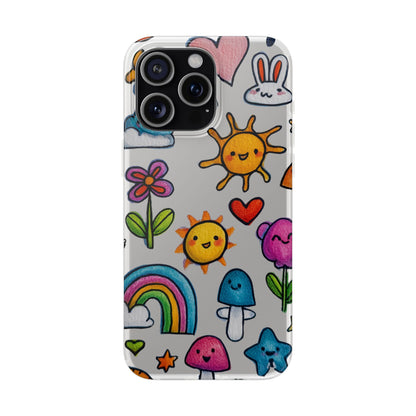 Colorful Cartoon Flexi Cases – Fun and Playful iPhone Case