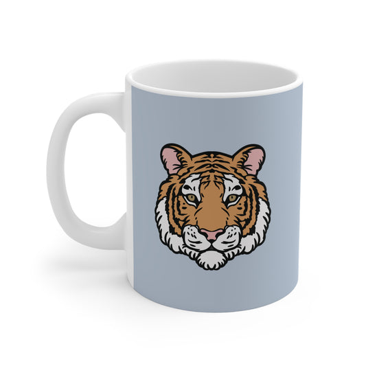 Tiger Logo Blue Mug