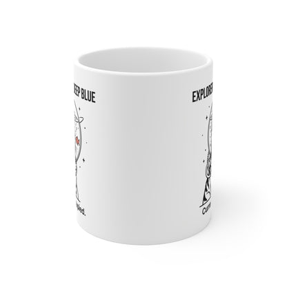 The Fishbowl Astronaut Cat Mug