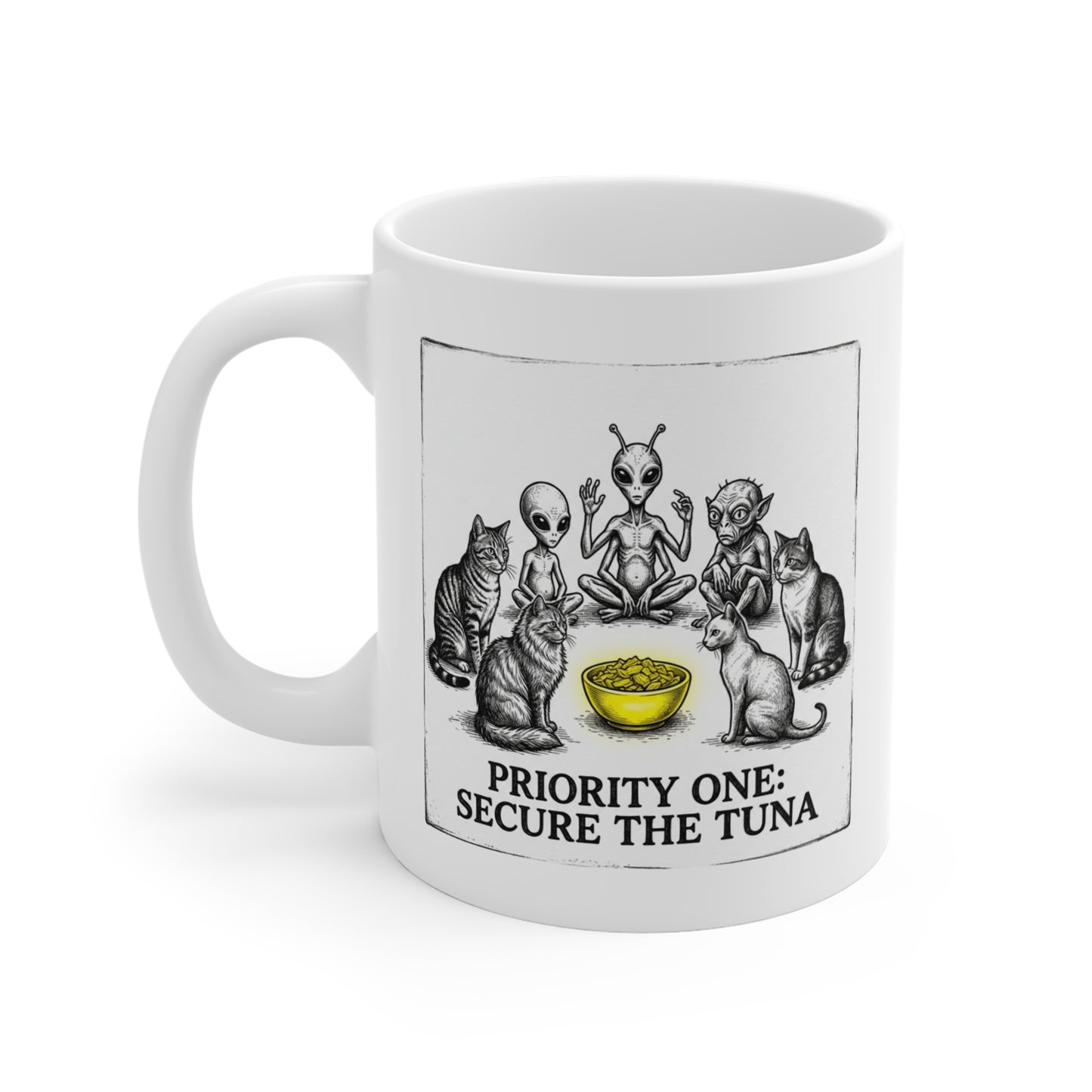 The Multi-Cat Alien Council Mug
